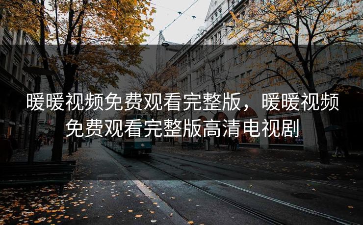 暖暖视频免费观看完整版，暖暖视频免费观看完整版高清电视剧