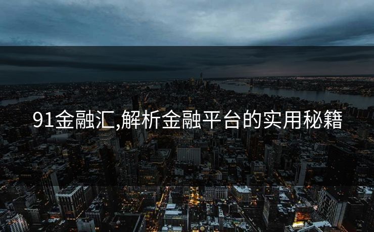 91金融汇,解析金融平台的实用秘籍